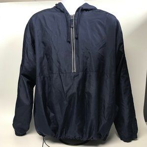 Simply For Sports Hooded Pullover Windbreaker Sz L